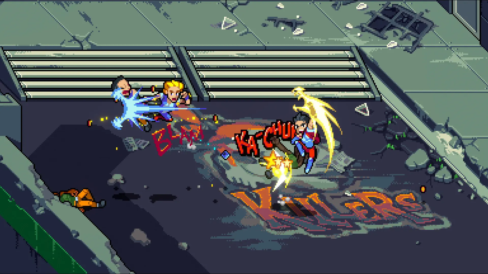 Captura de pantalla del juego Double Dragon Gaiden: Rise of the Dragons